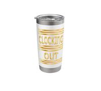 Workplace CLOCKING Out Stainless Steel Insulated Tumbler
