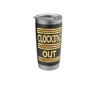 Workplace CLOCKING Out Stainless Steel Insulated Tumbler