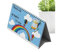 Workplace Desk Calendar,Organize Calendar Planner | 2026 Creative Amusement Park Glider Note Planner for Family Friends Workplace Organizing Table School Planning Home