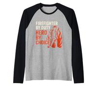 Workplace Safety Heroes | International Firefighter Day Gift Raglan Baseball Tee