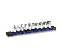 WORKPRO 1/4" Drive Metric Socket Set, 10-Piece 4-13 mm External Hex
