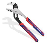 WORKPRO 10-Inch Groove Joint Pliers, Adjustable 7-Position Pump Pliers, 2-Inch Jaw Capacity, CR-V Steel, Anti-Rust Coating, Non-Slip Handle for Plumbing & Home Repair