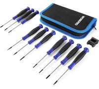 WORKPRO 10 PCS Precision Screwdriver Set, with Phillips/Slotted/Torx Tip | Cr-V