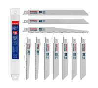 WORKPRO 10-Piece 150 & 230 mm Bi-Metal Reciprocating Saw Blade Set