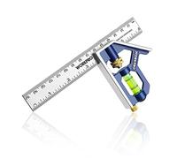 WORKPRO 150 mm/6" Combination Square with Stainless Steel Ruler