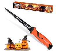 WORKPRO 150 mm Jab Saw, Halloween Pumpkin Carving Tool, Triple Edge Pad Saw for Wallboard, Drywall, Plasterboard, and Plywood, 8 TPI Blade Hand Saws
