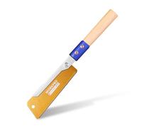 WORKPRO 150 mm Japanese Pull Saw with SK5 Blade | 23 TPI Fine Tooth Precision Cutting, Beech Handle, Woodworking & Craft Use