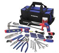 WORKPRO 156-Piece Tools Kit for Home Repair with 17 Inch Tool Bag