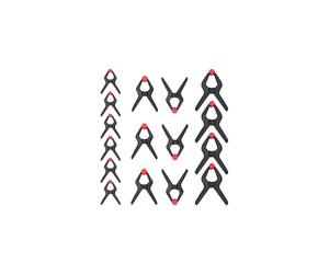 WORKPRO 16-Piece Heavy Duty Plastic Nylon Spring Clamps Set, Clamps for Photography, Tarpaulin, Crafts, Garden, Patio, 6-1/2 Inches x 4pc, 4-1/2