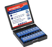 WORKPRO 16-Piece Security Torx Bit Set, Tamper Proof S2 Steel Bits