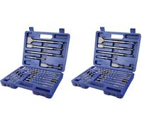 WORKPRO 17-Piece SDS Plus Drill Bit Set & Chisel Bits with Storage Case (Pack of 2)