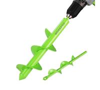 WORKPRO 2-Piece Auger Drill Bit Set with Hex Drive, Green
