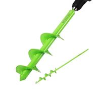 WORKPRO 2-Piece Green Auger Drill Bit, 4 x 42 cm & 9 x 40 cm
