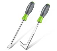WORKPRO 2-Piece Weed Remover Tools with Ergonomic Handle