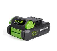 WORKPRO 20 V 2.0 Ah Lithium-Ion Battery with Power Indicator | Compatible with WORKPRO 20 V Cordless Power Tools, Fast Charging, Battery Indicator, Compact Design