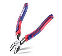 WORKPRO 200 mm Diagonal Cutting Pliers with Wire Stripper | Cr-V Steel, High Leverage, Precision Cutting, Multi-Function, Ergonomic Grip