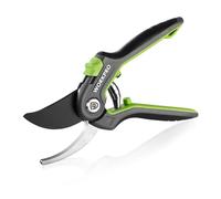 WORKPRO 200 mm Secateurs & Pruning Scissors, Heavy Duty Secateurs with SK5 Blades, Labor-Saving Garden Scissors with Safty Lock, Essential Garden Tools for Pruning Flowers