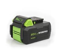 WORKPRO 20V 4.0Ah Lithium-ion Battery with Power Indicator, Compatible with WORKPRO 20V Cordless Power Tools, Drill, Impact Driver, Impact Wrench, Reciprocating Saw