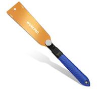 WORKPRO 210mm Japanese Pull Saw, Double Edged Woodworking Saw 18&7-9TPI, SK5 Flexible Blade Hand Saw for Craft, Hobby, DIY, Trim Pull Saw for Woodworking