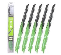 WORKPRO 230 mm Reciprocating Saw Blade Set, 5-Piece