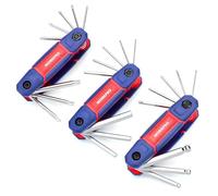 WORKPRO 24-Piece Folding Hex Key Set for Bikes Automobile Machinery Repair