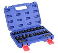 WORKPRO 25-Piece Torx Bit & External E-Torx Socket Set