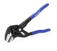 WORKPRO 250 mm Adjustable Pliers Wrench, Adjustable Spanner, Water Pump Pliers, Self Adjusting Jaw Pliers Max Jaw Capacity 50 mm, Dual Handle for Labor Saving