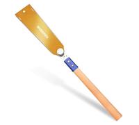 WORKPRO 250mm Japanese Pull Saw, Double Edged Woodworking Saw 18&7-10TPI, SK5 Blade Hand Saw for Craft, Hobby, DIY, Trim Pull Saw for Woodworking