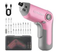WORKPRO 3.6 V Cordless Electric Screwdriver Set with Offset Drive, 24-Piece