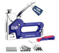 WORKPRO 3-in-1 Heavy Duty Staple Gun with 1500 Staples
