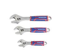 Workpro 3 Piece Adjustable Wrench Set