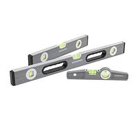 WORKPRO 3-Piece Spirit Level Set(9", 16", 24")， W002900A , Grey