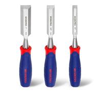 WORKPRO 3-Piece Wood Chisel Set, Cr-V Steel