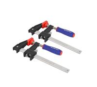 WORKPRO 300 mm Bar Clamps Set, 2-Pack Heavy Duty F Clamps, Quick-Release Wood...