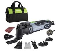 WORKPRO 300W Oscillating Multi-Tool Kit, 7 Variable Speeds 15,000-23,000 RPM, 3° Oscillation Angle, Quick Change Blade System, 17-Piece Accessory Kit, Detail Sander, Cutter, Scraper, Grinder