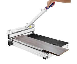 WORKPRO 340 mm Laminate Floor Cutter Vinyl Plank Installation Tool | Multi-Layer Flooring, Parquet, LVT SPC LVP Vinyl Plank, Rubber Concave Base