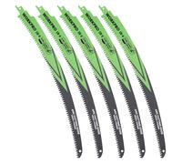 WORKPRO 380 mm 5-Piece Wood Pruning Reciprocating Saw Blades Set, Sabre Saw Blades for Cutting Branches, 6TPI Saw Blades Set, Compatible with Most Reciprocating Saw