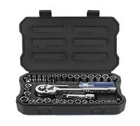 WORKPRO 39-Piece Drive Socket Set 1/4''3/8'', CR-V
