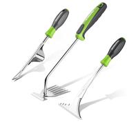 WORKPRO 3pc Weed Puller Tool Set with Plastic Handle