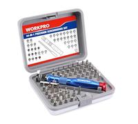 WORKPRO 44-in-1 Precision Screwdriver Set, S2 Steel Bits | Pen Style Handle, Compact Storage Case, Eyeglass, Phone & Laptop Repair