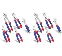 WORKPRO 5-Piece Pliers Set with Soft Grip Handles (Pack of 2)