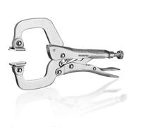 WORKPRO 6 Inch C Clamp with Swivel Pads, Robust Adjustable Vice Pliers, Welding Clamp for Woodworking, Metalworking, Car Repair and Home Workshop