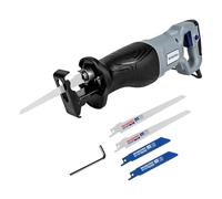 WORKPRO 710 W Corded Reciprocating Saw with 4 Blades | 2800 RPM, 20 mm Stroke, Tool-Free Blade Change, Wood & Metal Cutting