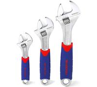 WORKPRO Adjustable Spanner Set 3-Piece, Metric and SAE Wrench Spanner, 6-inch(1
