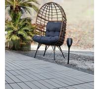 Workpro Decking Tiles 4 Pieces - Grey