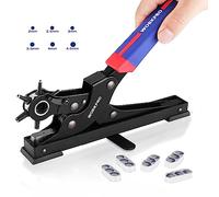 WORKPRO Desktop Leather Hole Punch, Heavy Duty Belt Punch Tool