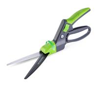 WORKPRO Grass Shears with 360 Degree Swivel Blade,Heavy Duty 350mm Garden Shears for Grass with PTFE-Coated Sharp Blades,Labor-Saving Grass Scissors with Safty Lock,Hand Shears for Lawn Maintenance