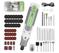 WORKPRO Mini Cordless Rotary Tool 3.6 V, Electric Rotary Tool with 70 PCS Accessories, 3 Variable Speeds 12000-17000 RPM Mini Grinder for Engraving, Sanding, and Polishing, for Light DIY Crafts