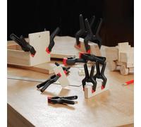 WORKPRO 16-Piece Spring Clamps Set, Heavy Dudy Clamps for Woodwork, Photography, Tarpaulin, Crafts, Garden, Patio, Sizes 4x165 mm, 6x115 mm, 6x90 mm