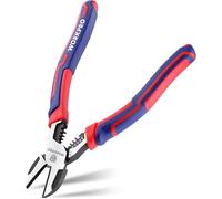 WORKPRO Side Cutters Wire Stripper 2-in-1 Multifunctional Pliers Wire Cutter 200 mm for Stripping Cable Cutting for Hard, Soft Wires